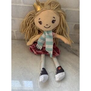 Sunny Days Hopscotch Lane "Abby" Knit Girl Doll With Blonde Hair 13"